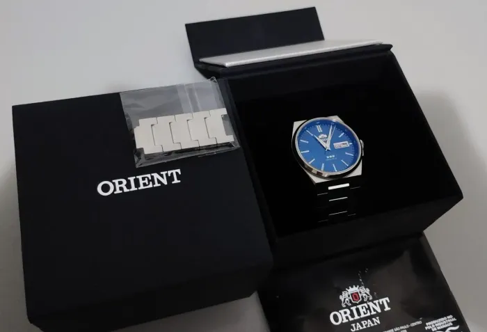 Relógio Orient 3 Stars Yn6ss020 D1sx Integrado Azul