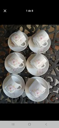 Jogo de xícaras de café Pozzani