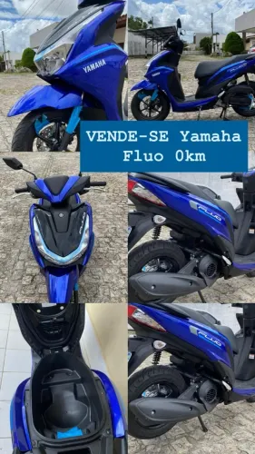 Yamaha Fluo 125 Connected Híbrida 2026 - 0 km Emplacada + Capacete Novo
