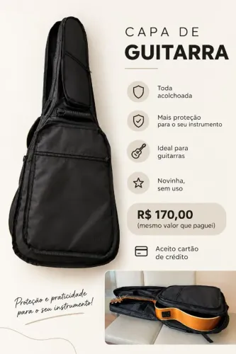 Vendo capa para guitarra