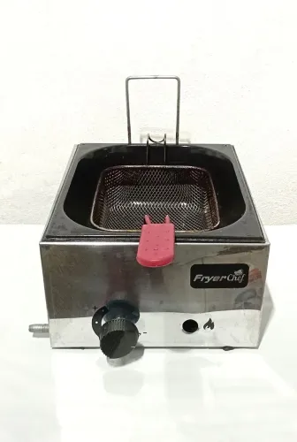 Fritadeira A Gás 5L Fryer Chef Inox