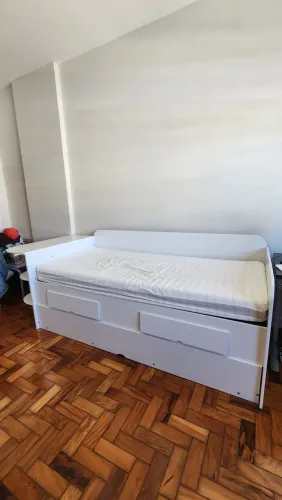 Bicama solteiro com nicho lateral