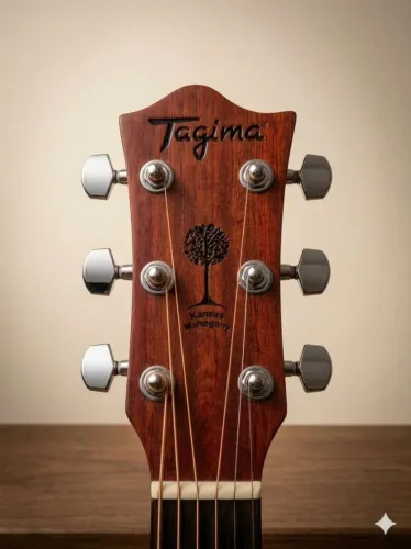 Tagima Kansas Mahogany (Eletroacústico com cordas de nylon) + Capa