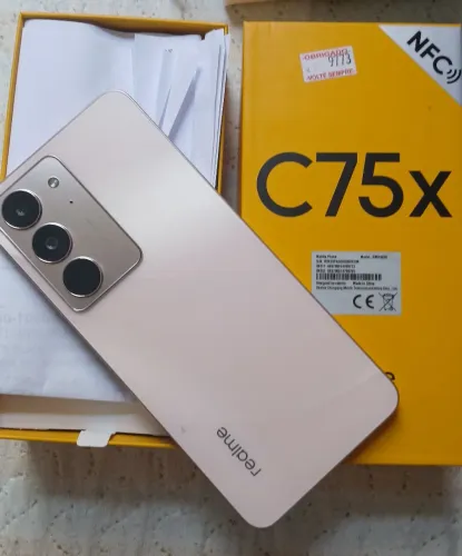 Vendo  Celular  novo  Realme C 75 X, valor 1900,00