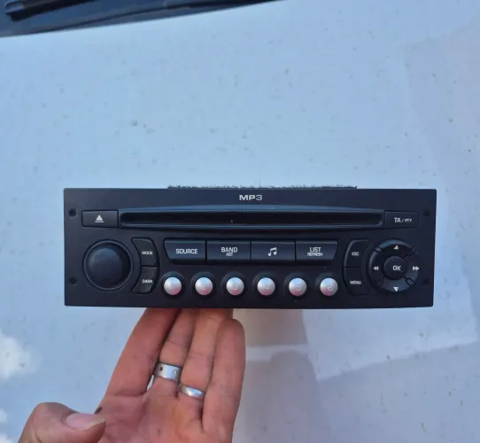Radio Cd Player Mp3 Citroen C4 Pallas e Peugeot 307 Ps160  (Usado)