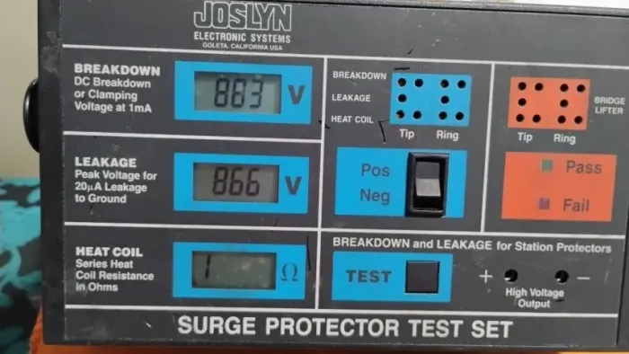 Joslyn Electronic Systems Bourns 4020-01 - Teste para protetores MP/R de surto/descarga