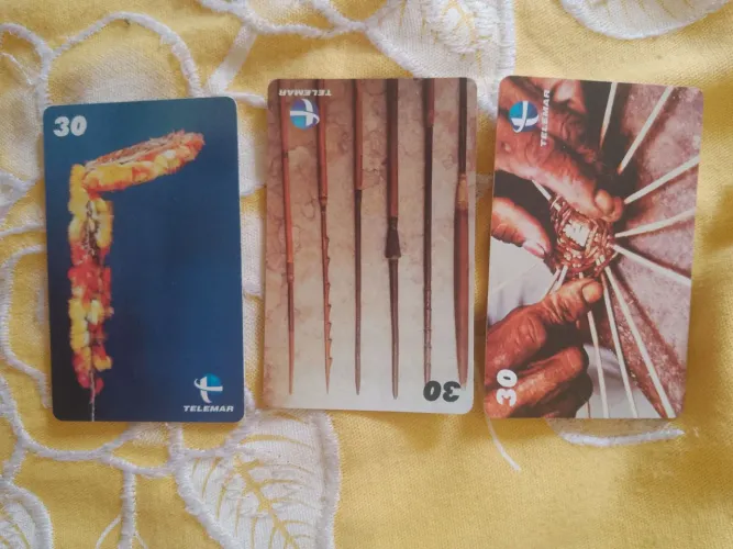 Cartão telefônico tema indigena