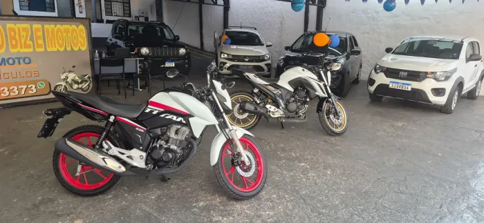 TITAN 160 S 2020 BRANCA LINDA só $16880 LINDOMAR MOTOS