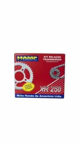 Kit relação xr 250 nova original sem uso 