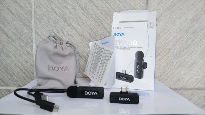 Microfone lapela Boya original