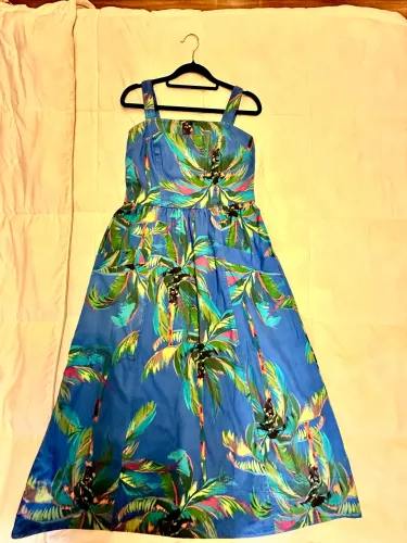 lindo vestido estampado midi zinzane