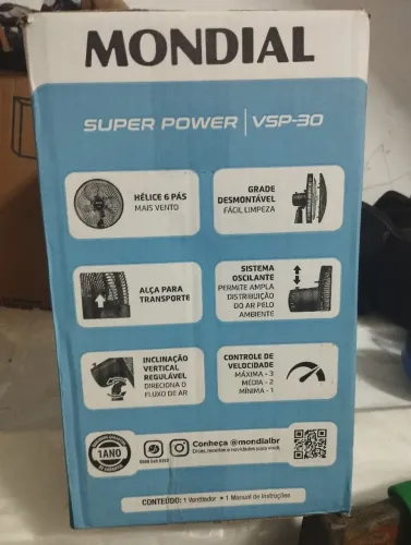 Ventilador mondial 30cm