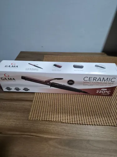 Modelador de Cachos GAMA Ceramic Nano T - Tourmaline New 25mm
