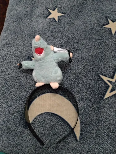 Tiara com presilhas do personagem ratatouille 