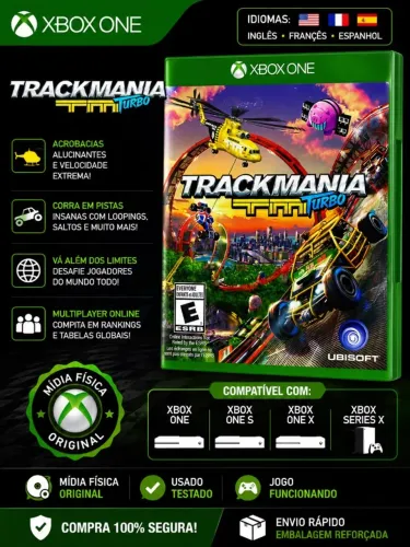 JOGO XBOX ONE TRACKMANIA TURBO ORIGINAL