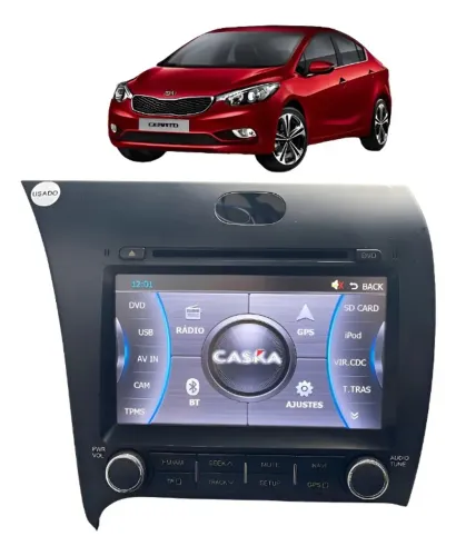 Display Tela Multimídia Kia Cerato 2014-2017 Original