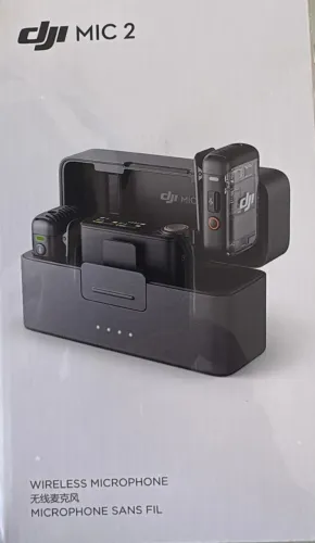 DJI Mic 2 para 2 Pessoas / Gravador para Sistema de Microfone Sem Fio Digital Compacto