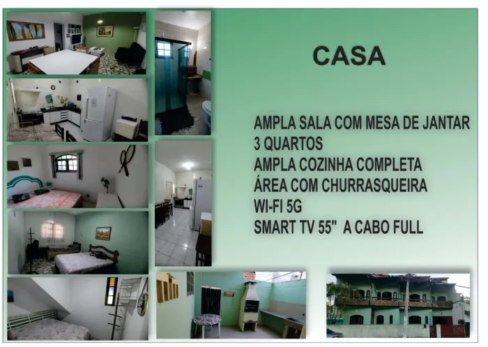 Casa e suítes em Arraial do Cabo