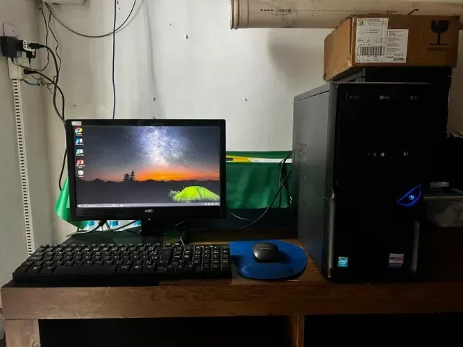 PC COMPLETO COM MONITOR, SSD E 10GB RAM, CAIXA DE SOM - PRONTO PARA USO EM PERFEITAS CONDI