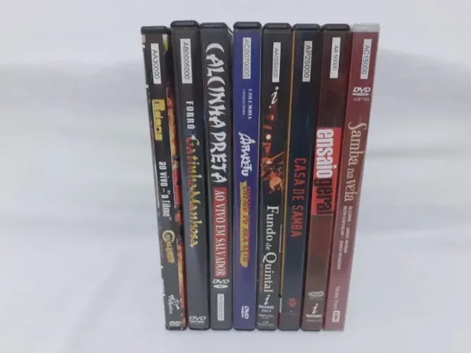 DVD´s SAMBA NA VEIA, CASA DE SAMBA e OUTROS