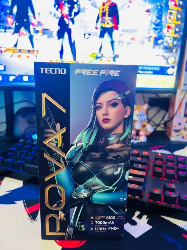 Celular Gamer Tecno Pova 7 Black 256gb 8gb RAM - Somente São José dos Campos e região.