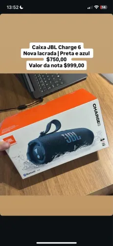 Vendo caixa JBL tamanho médio NOVAS