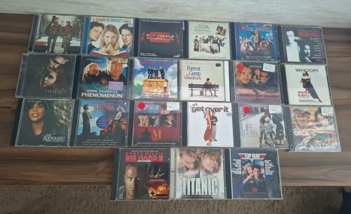 Colecao de trilhas sonoras de filmes em cd