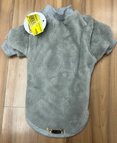 Casaco Pet Otto Microfibra - Tamanho 3 - cinza