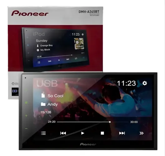 Multimídia Pioneer DMH-A345BT 
