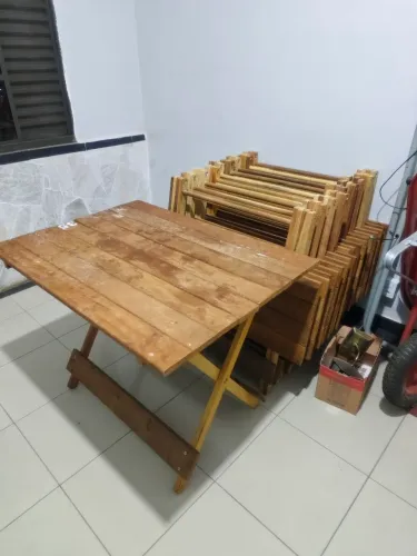 9 Mesas madeira