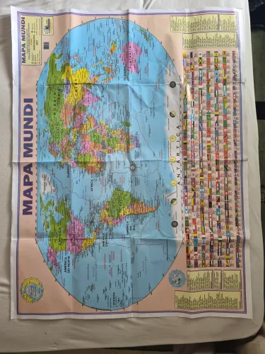 Mapa Mundi Político usado