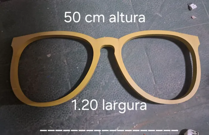 Letreiro de ótica. Em aluminio. 299, zap *
