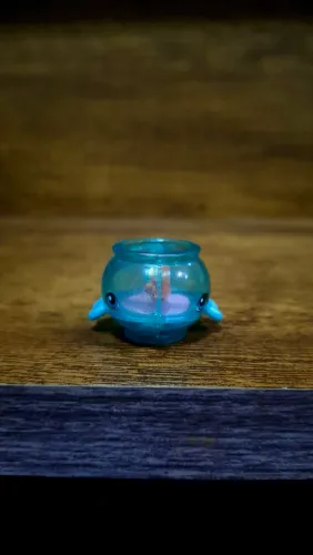 Polly Pocket Splashtopia World Cutant Fishbowl Fish 2009-2010 Mattel