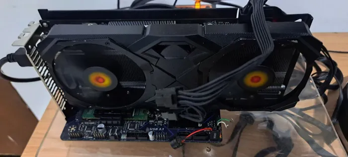 PLACA DE VIDEO RX580 8GB ZERA
