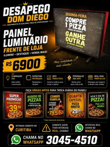 Painel luminária