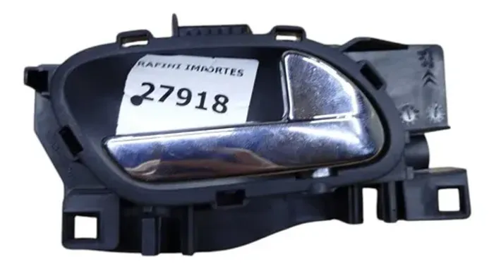 Maçaneta Interna Citroen C3 Air Cross Direito 2013 2015 2017 Preto Dianteira