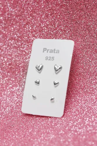 Brincos em prata 925