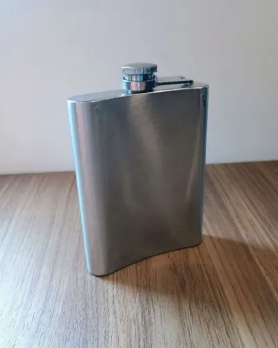 Cantil Porta Bebidas de Bolso Stainless Stel 8 02