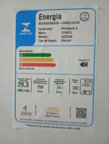 Geladeira consul Cycle Defrost