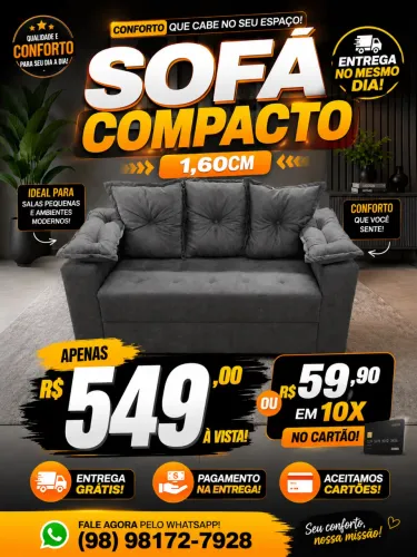 sofá simples 1,60 , PROMOÇÃO 549