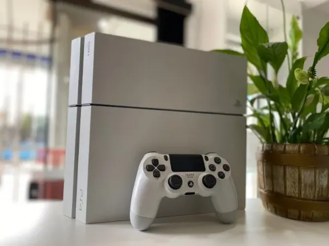 Playstation 4 / Ps4 Desbloqueado Branco Bundle Destiny - Revisado C/ Garantia Somos Loja!