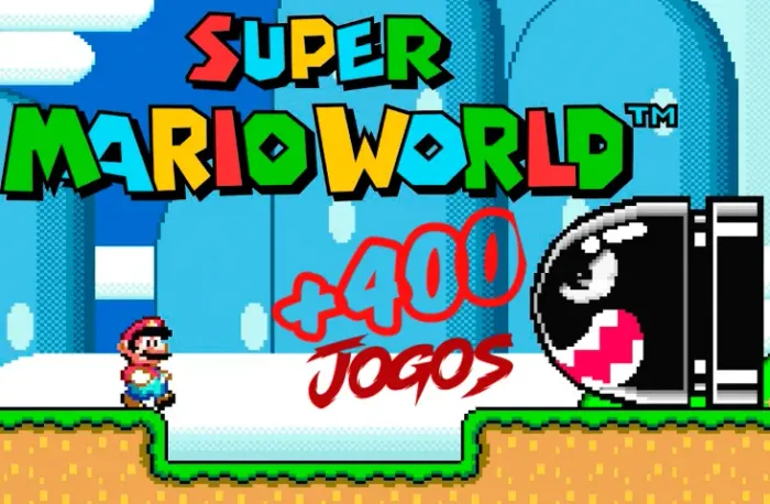 Jogo Super Nintendo SNES +400 Jogos Prontos para Jogar no PC