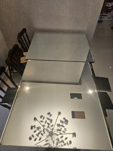 7 espelhos bisotados 85x85 cm + 1 com recorte