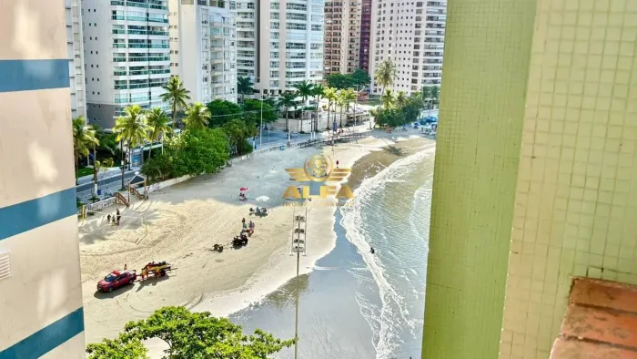 Apartamento 1 dormitório frente ao mar nas Astúrias Alfa Imóveis Guarujá