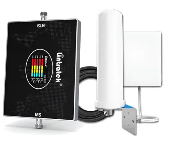 Repetidor de Sinal Celular Lintratek Pentaband todas operadoras 4G 700 900 1800 2100 2600