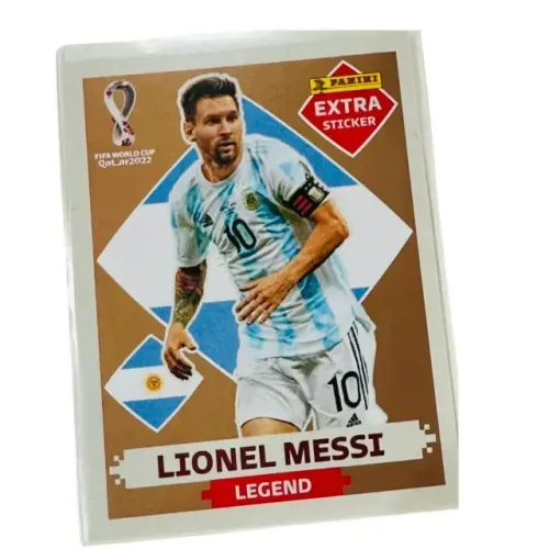 Figurinha Extra Legend Copa Qatar 2022 Lionel Messi Bronze