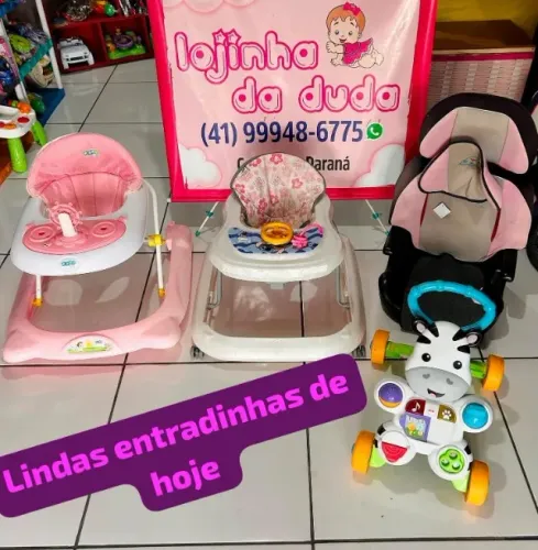 A PARTIR DE $109,99 AV Andadores variadas cores, modelos novos e semi higienizados