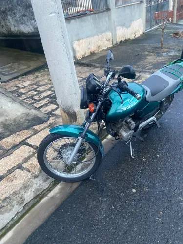 Honda cg tintan 2001 partida e pedal e freio a disco