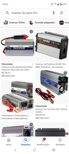 Inversor 12v para 220v