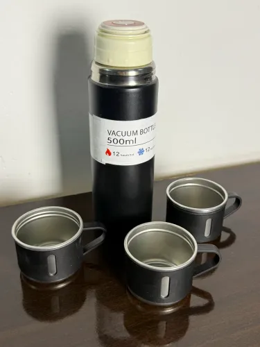 GARRAFA TÉRMICA EM AÇO INOX